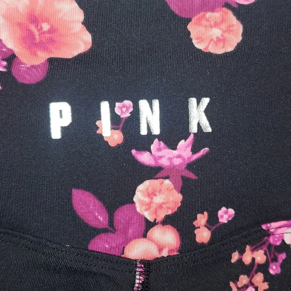 PINK Victoria’s Secret Ultimate Womens Size M Floral Leggings - Picture 5 of 10